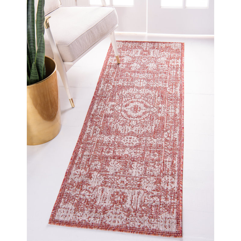 Cozine Oriental Indoor / Outdoor Rug, Runner 2'2" x 6'1"