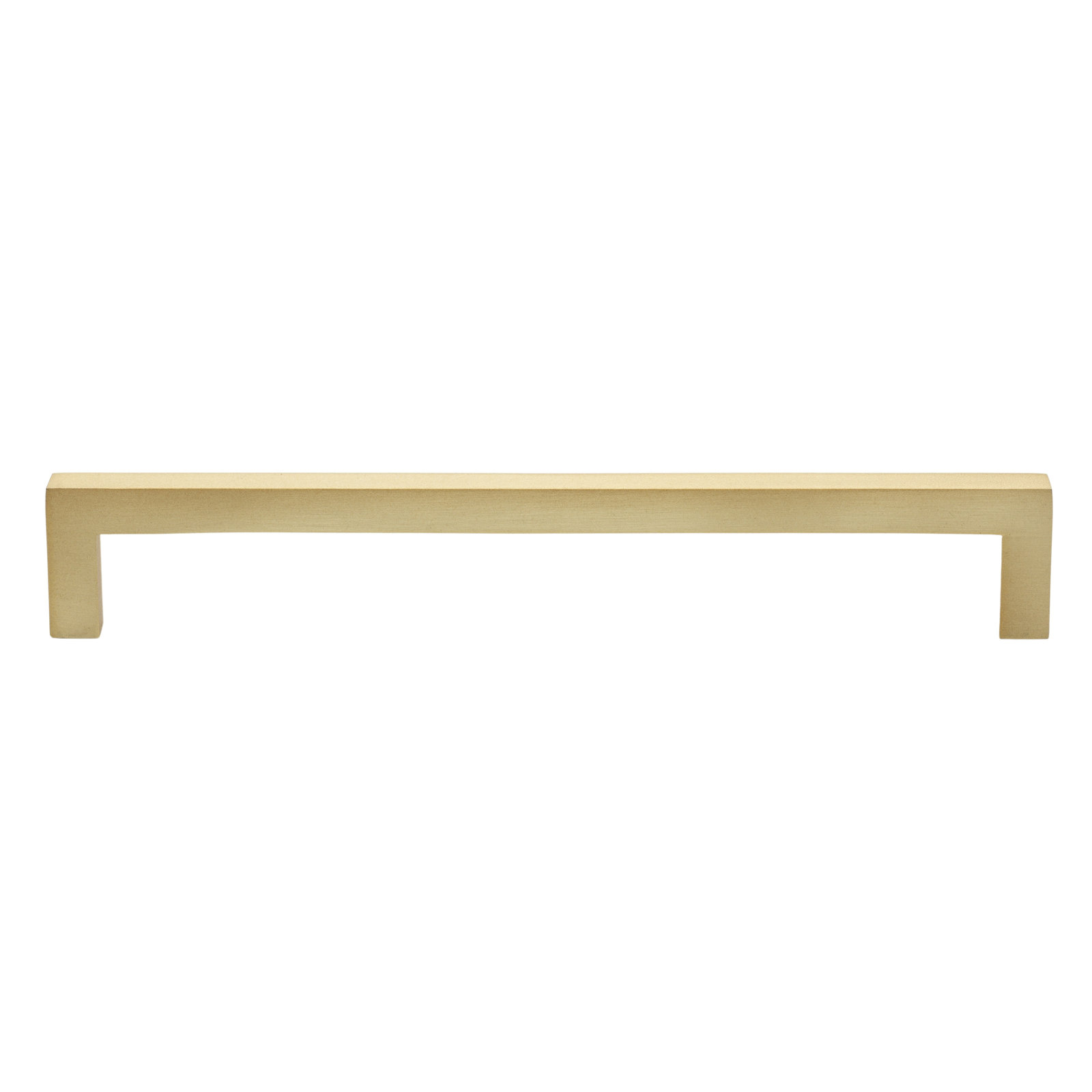 Kingston Solid Square Bar Cabinet Pull, Satin Gold, 5 1/16"