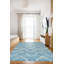 Hand Tufted Wool Geometric Area Rug in Blue-386048819