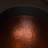 Novatto 11'' Antique Hammered Copper Glass Oval Drop-in, Undermount Bathroom Sink