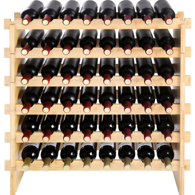 Présentoir à vin 48 pièces 48 bouteilles