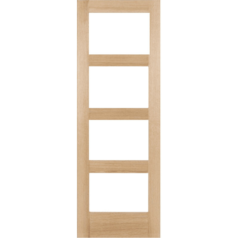 Jatava Veneer Pocket Doors Unfinished, 198.1cm H x 57.3cm W x 35cm D