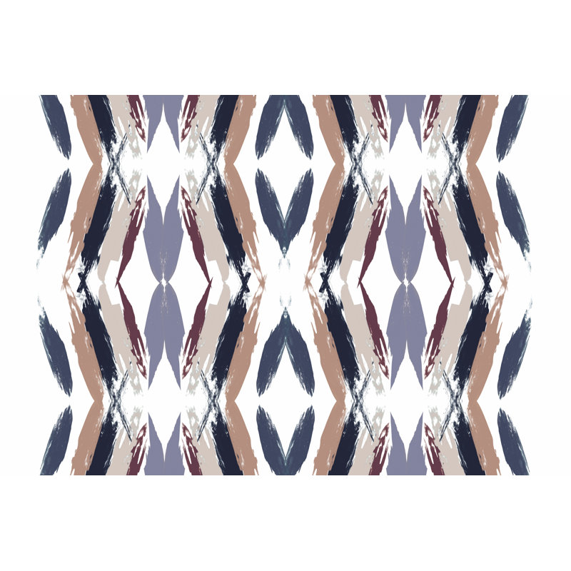 Mirror Mirror II by Jennifer Goldberger - Wrapped Canvas Painting, 30cm H x 46cm W