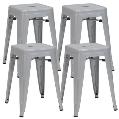 Shively Counter Stool with Metal Frame