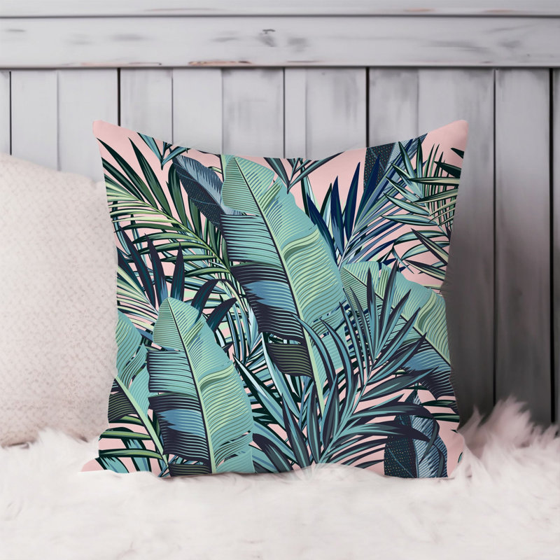 Botanical Palm Leaves II Tropical, 16"H x 16"W