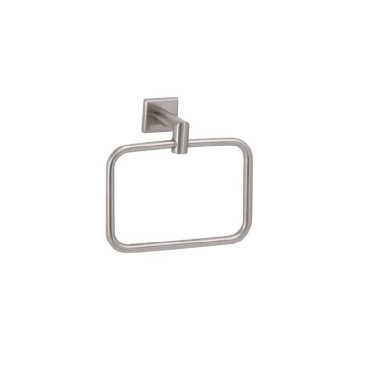 Ripple Towel Ring, Satin Nickel