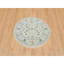 Tapis rond en laine douce noué à la main blanc de style Kain 250 KPSI 4 pi 1 po x 4 pi 1 po 7599A695D81F44CEA9915ED2D20765BC