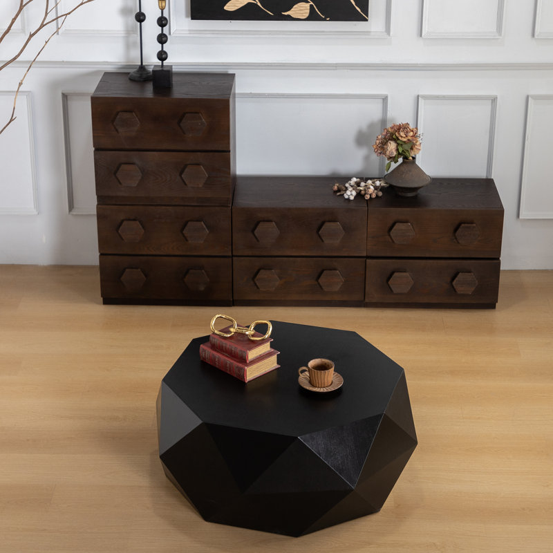 Khaidyn Single Coffee Table, Black