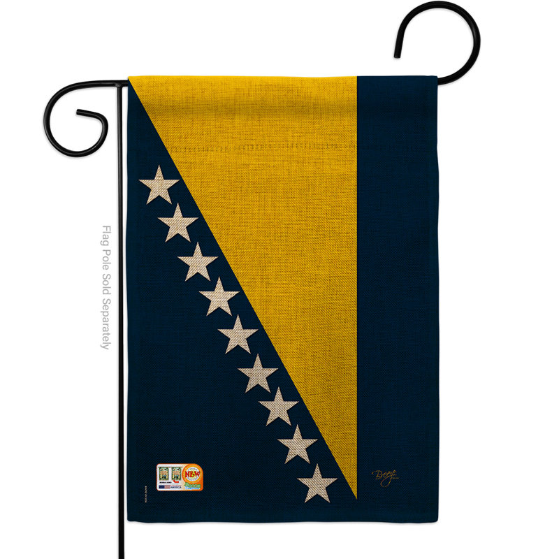 Double Sided 18.5'' H x 13'' W Burlap Garden Flag