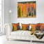 Coussin d'automne, paysage d'automne, paysage imprimé-29601408-29601412