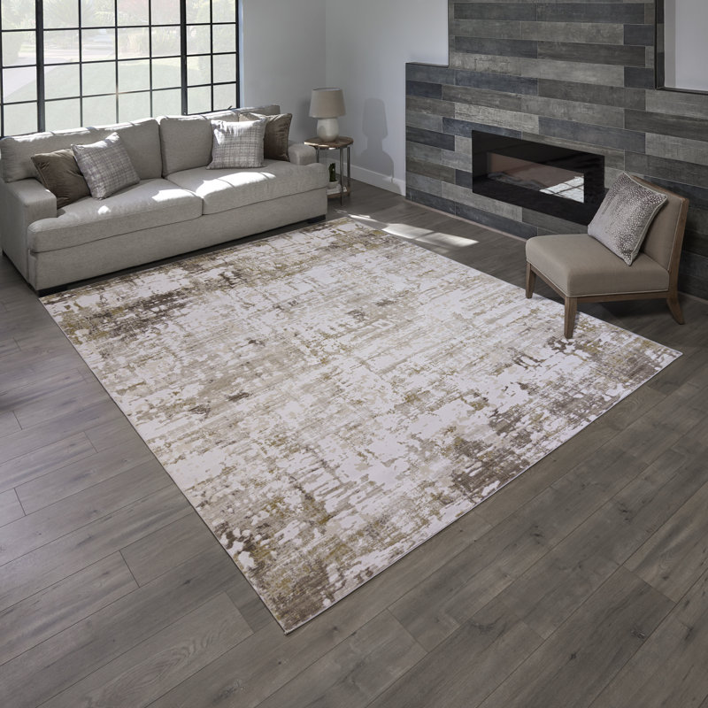 Tapis mauve Mickamel Milas, Rectangle 6 pi 6 po x 9 pi 6 po