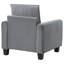 Fauteuil d'appoint rembourré Evadnee