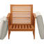 Chaise de patio avec coussins