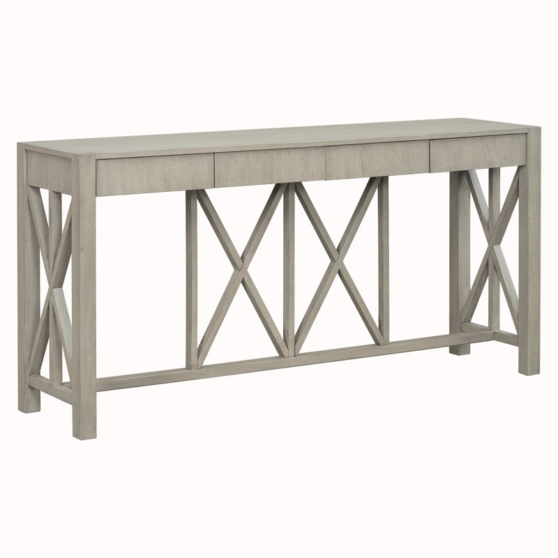 Console Table with 4 Spacious Drawers