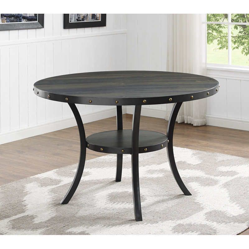 Table de salle à manger en bois espresso