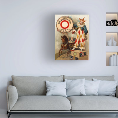 Clown Horse Acrobat And Arm And Hammer Brand Soda by Print Collection