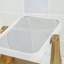 Crook Wood Flat Floor Mirror with Shelves