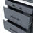 [Assembly Video Provided] TOPMAX Modern 83.7Inch High Kitchen Pantry, Freestanding Tall Kitchen Hutch With Faux Marble Top, Display Cupboard Cabinet With 5 Storage Drawers And Adjustable Shelf, Gray-318470962