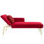 Chaise longue rembourrée Kix-120931587