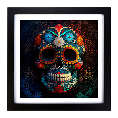 Sugar Skull - Framed Print