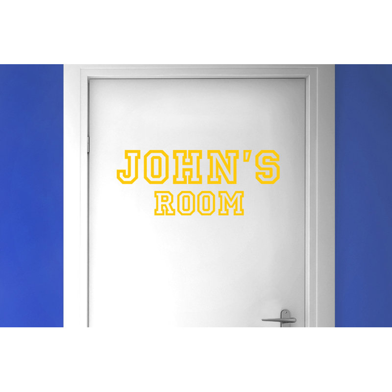 Wall Decal, Dark Yellow