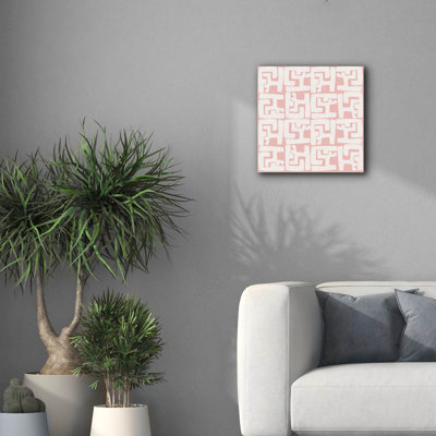«Kuba Play 2 Blush» par Cheryl Warrick, art mural