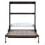 Grand lit escamotable mural avec coussin