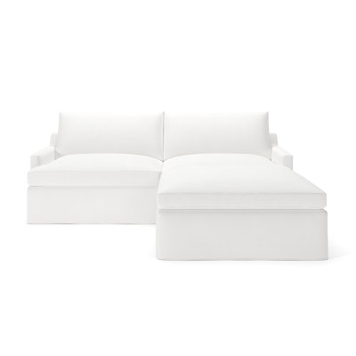 Wrenley 3-Piece Slipcovered Modular Sectional