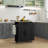 Sicilee Kitchen Cart with Manufactured Wood Top-1104807361