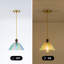 Luminaire suspendu pour îlot de cuisine 1 lumière avec abat-jour pétale Levona