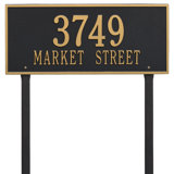 Hartford 2-Line Lawn Address Sign
