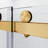 Helen 56–60'' W x 62'' H Frameless Bypass Sliding Bathtub Door with 3/8'' Tempered Glass-114662401