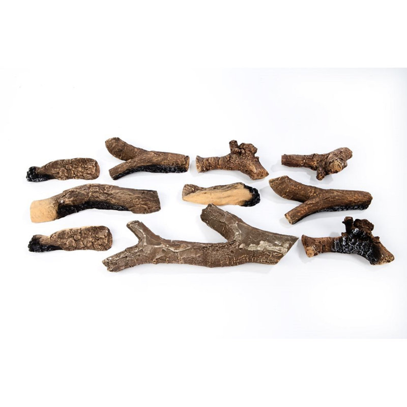 Mott Ceramic Decorative Logs