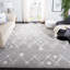 Saira Geometric Light Grey/Cream Area Rug-19403857