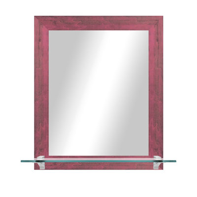 Asmar Rectangle Wood Wall Mirror