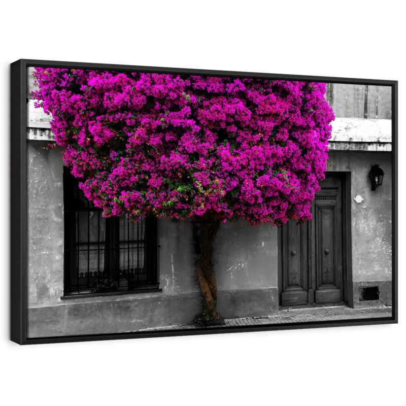 " Vivid House Tree Pop ", 31" H x 21" W