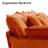 Modular Sectional Sofa, Comfy Cloud Couch With Movable Ottoman, 3-Seat Corduroy Sofa Sleeper With Double Cushions, Deep Seat Sofa With 5 Pillows For Living Room(3 Seater With 1 Ottoman)-257694327