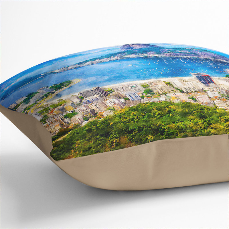 Square Cushion, Stone, 40cm H x 40cm W x 15cm D
