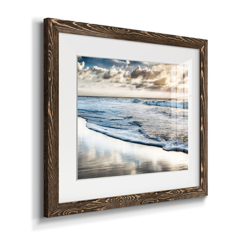 Endless Horizon - Ensemble de 2 cadres photo sur papier, Papier, cadre noyer, H 24 po x l 36 po x P 1,5 po