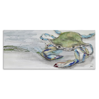 " Vivid Crab Beach Shoreline Nautical Landscape Scene " by Stacy Gresell