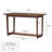 51.2'' W 100% Solid Wood Desk