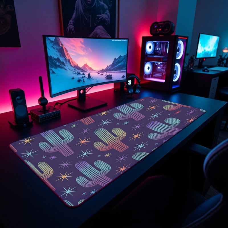 Polyester Desk Pad, 14.4x12.1