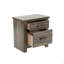 Table de chevet 2 tiroirs en bois