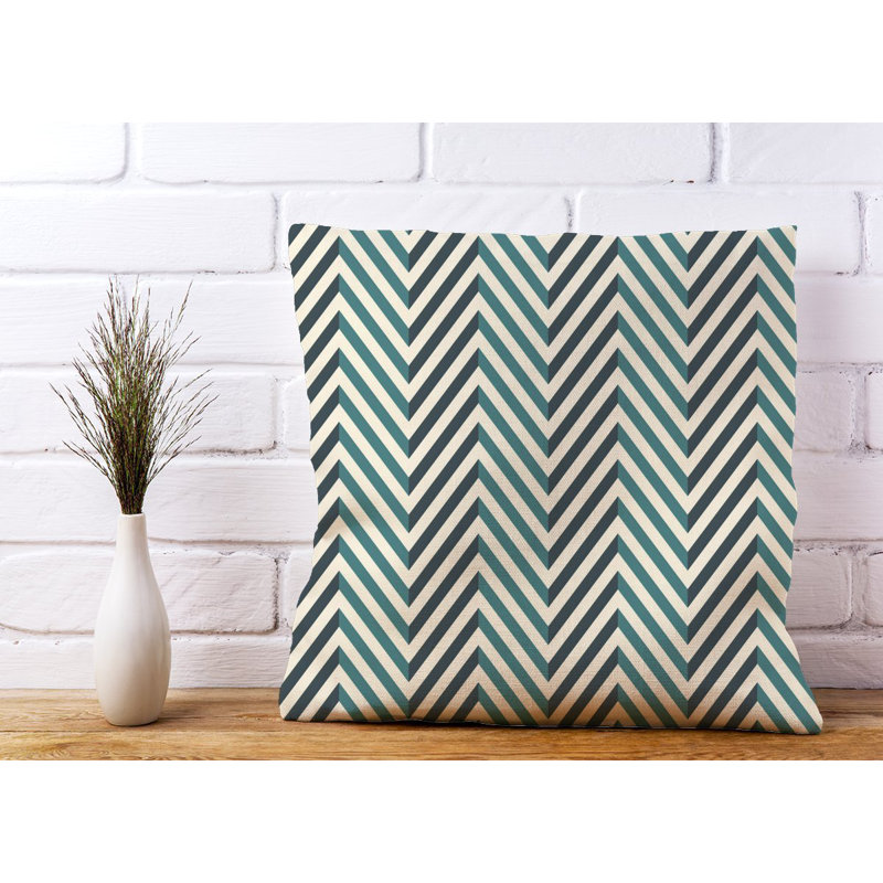 Chattahoochee Herringbone Chevron Square Throw Cushion