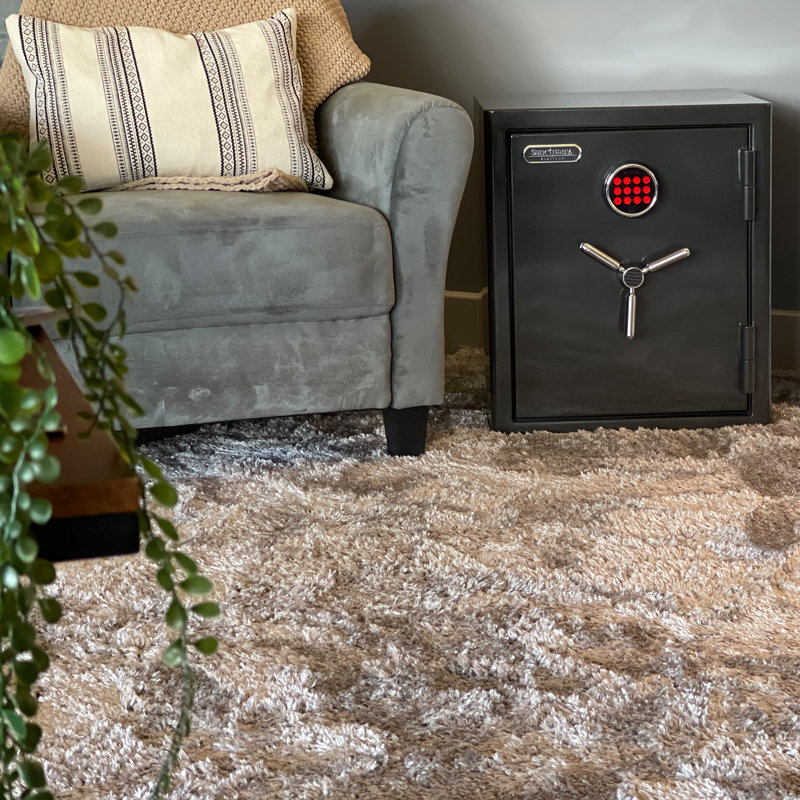 Sanctuary Platinum Fireproof and Waterproof Security Safe with Electronic Lock, 23" H x 19.75" W x 19.5" D