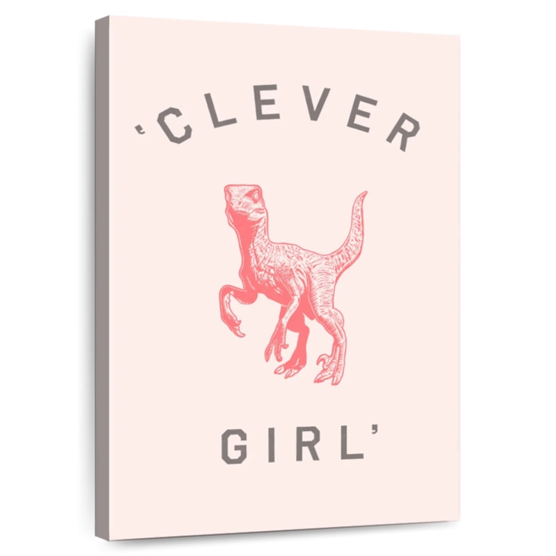 Brampt Clever Girl - rose, H 45 po x l 30 po