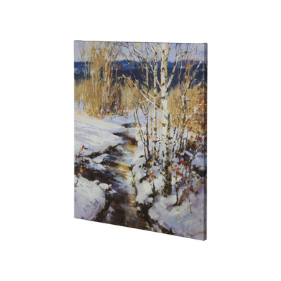 Back Country by Brent Heighton a Hand Embelished Textured Canvas