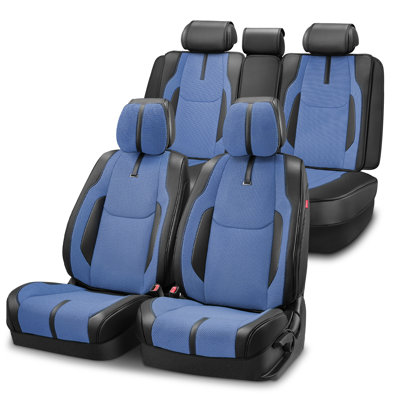 Full Set Seat Covers Universal Waterproof Leatherette For Cars Suvs Trucks Airbag Compatibility​​