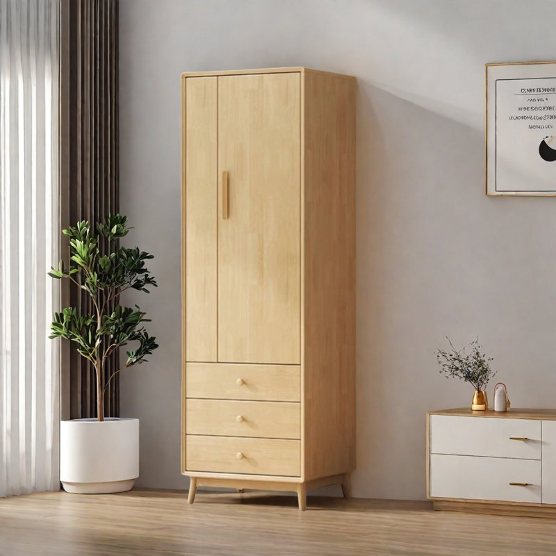 Garde-robe moderne et simple, Burlywood