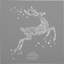 « fêtes rennes stencil », reproduction de photo sur toile tendue-22203260-40497204